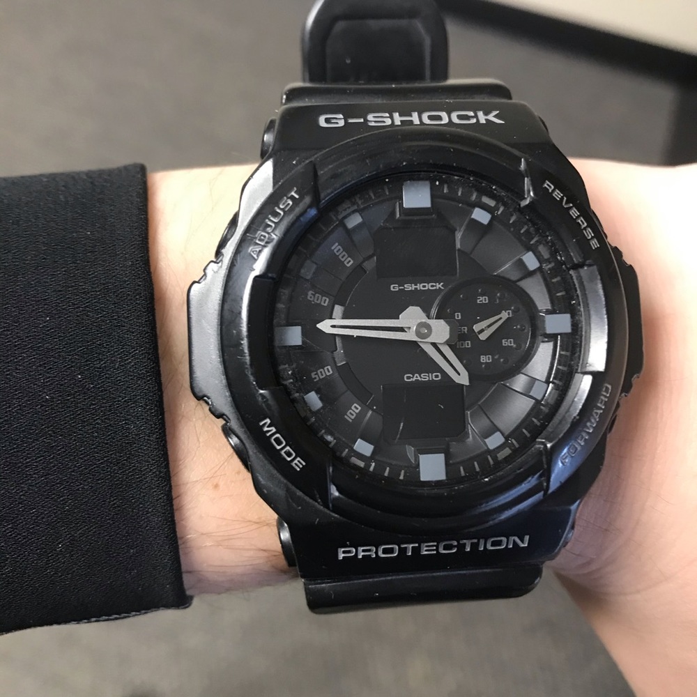 G shock GA100 black men’s watch